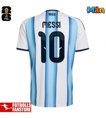 Argentina Lionel Messi #10 Hemmatröja VM 2026 Kortärmad